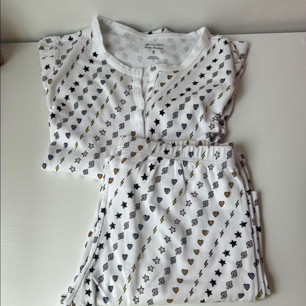 ROLLER RABBIT X PELOTON COLLAB PAJAMAS LONG SLEEVE WOMENS SET